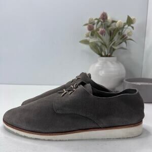 Nisolo Sedona Travel Derby Lightweight Dress Shoe Collapsible Gray Women 8